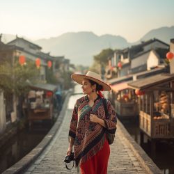Mujer mexicana en China